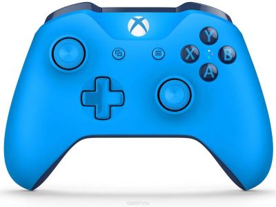 Лот: 11088815. Фото: 1. Джойстик геймпад синий blue xbox... Запчасти для игровых приставок, консолей