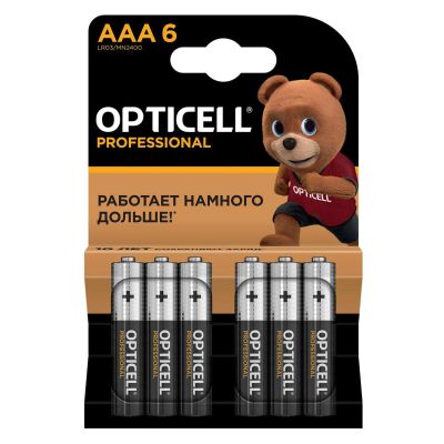 Лот: 25313012. Фото: 1. Батарейки Opticell Professional... Батарейки, аккумуляторы, элементы питания