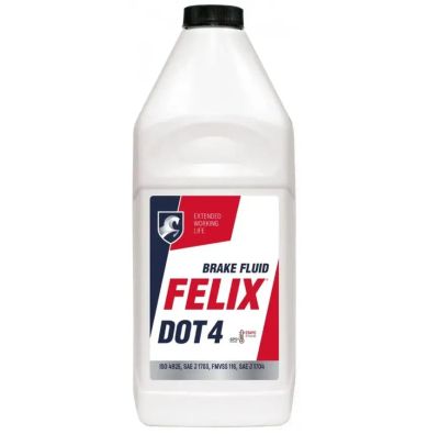 Лот: 16269551. Фото: 1. Тормозная жидкость Felix DOT4... Масла, жидкости