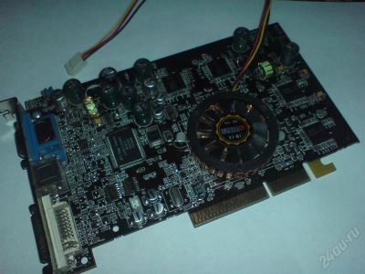 Лот: 34305. Фото: 1. Видеокарта Radeon 9600 XT AGP... Красноярск