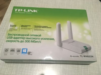 Лот: 15080462. Фото: 1. Wi-Fi адаптер TP-link TL-WN822N. WiFi, Bluetooth адаптеры