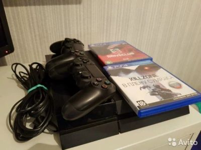 Лот: 8770502. Фото: 1. Sony playstation 4, 500GB много... Консоли