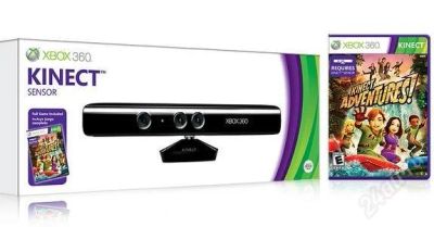 Лот: 1995250. Фото: 1. Kinect плюс игра Adventures. Аксессуары для игровых приставок, консолей, геймпады