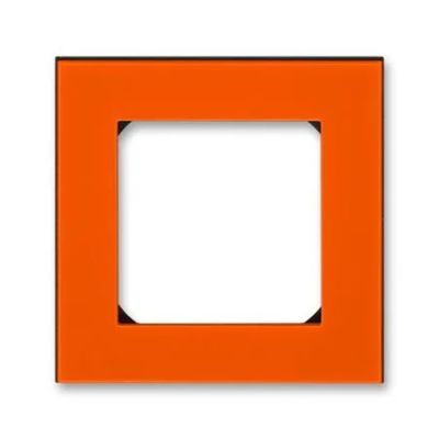 Лот: 16702795. Фото: 1. Рамка ABB Levit 1 пост оранжевый... Электроустановочные изделия