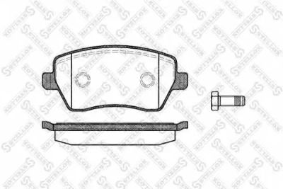 Лот: 25853868. Фото: 1. Колодки дисковые п. Nissan Micra... Двигатель и элементы двигателя