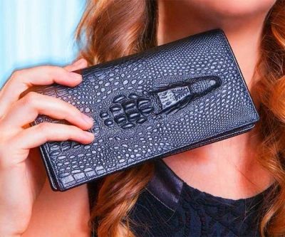 Лот: 8638043. Фото: 1. Клатч женский Wild Alligator Exclusive. Бумажники, кошельки, портмоне