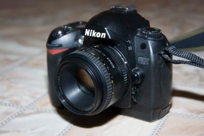 Лот: 7523696. Фото: 1. Nikon D70 body. Цифровые зеркальные