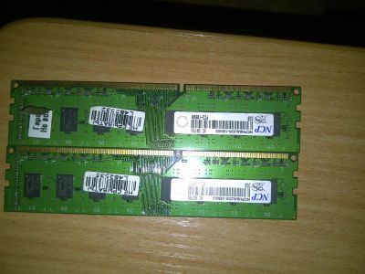Лот: 5061830. Фото: 1. DDR3 4GB(2GBx2) (Две планки оперативной... Оперативная память