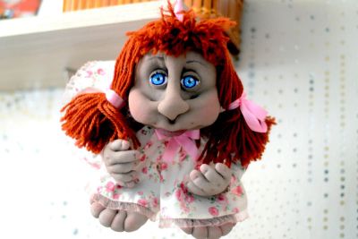Лот: 4072275. Фото: 1. Кукла на удачу "ПОПИК". Авторские куклы, игрушки, поделки