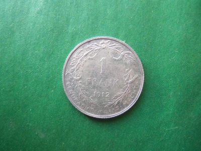 Лот: 18630282. Фото: 1. Бельгия 1 франк 1912 г. Сохран... Европа