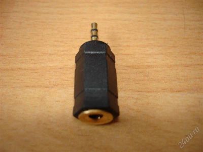 Лот: 2710781. Фото: 1. Переходник ШТ 2.5 3C x ГН 3.5... Разъёмы