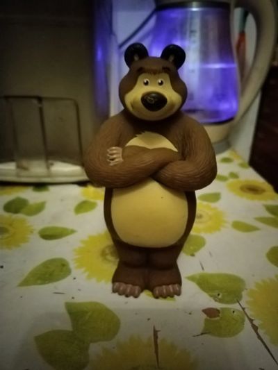 Лот: 24784858. Фото: 1. Резиновая игрушка Медведь из мультика... Развивающие