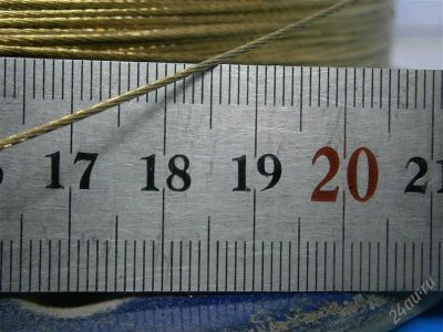 Лот: 2470507. Фото: 1. трос стальной латунированный 1мм... Крепёж