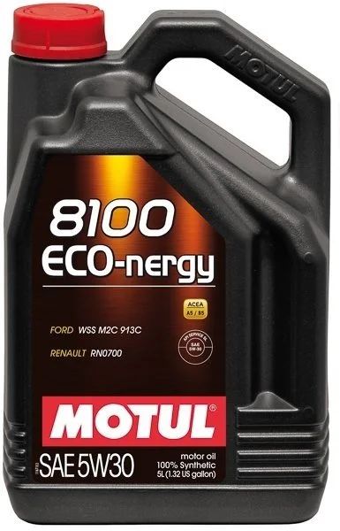 Лот: 20596457. Фото: 1. MOTUL 8100 ECO-NERGY 5W30 100... Масла, жидкости