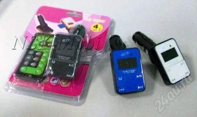 Лот: 654152. Фото: 1. FM Modulator USB+MicroSD с экраном... Другое (автозвук)