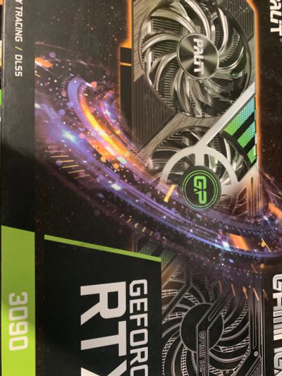 Лот: 20515559. Фото: 1. Видеокарта palit rtx 3090 gamingpro... Видеокарты