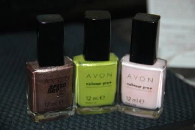 Лот: 4395398. Фото: 1. 3 лака для ногтей Avon. Лак для ногтей