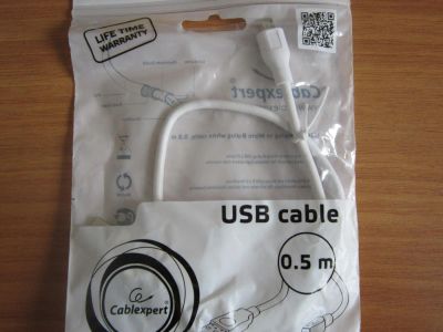 Лот: 8337973. Фото: 1. Кабель microUSB 0.5 м. Дата-кабели, переходники