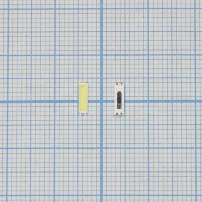 Лот: 12238023. Фото: 1. Светодиод 7020 3V 0.5W (2.95V-3... Запчасти для телевизоров, видеотехники, аудиотехники