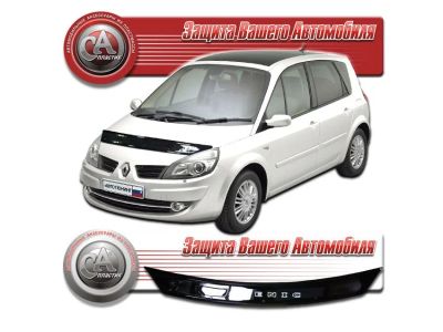 Лот: 4831418. Фото: 1. Дефлектор капота (чёрный) Renault... Детали тюнинга