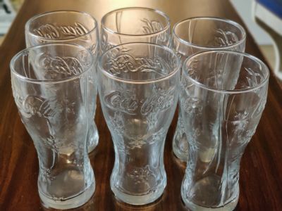 Лот: 16668859. Фото: 1. Бокалы Coca Cola 6шт. Кружки, стаканы, бокалы