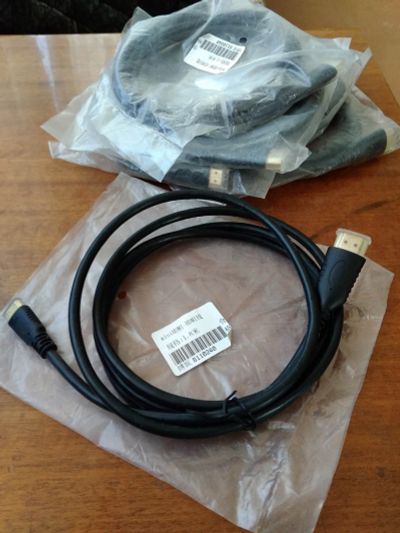 Лот: 16259542. Фото: 1. Кабель HDMI-miniHDMI новый в упаковке... Шлейфы, кабели, переходники