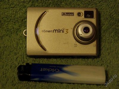 Лот: 1321063. Фото: 1. Микро-фотоаппарат Mustek GSmart... Цифровые компактные