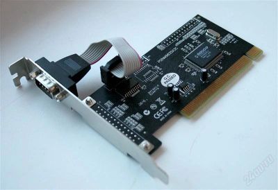 Лот: 2749313. Фото: 1. дополнительный COM-порт для PCI-слота. Платы расширения, контроллеры, доп. порты