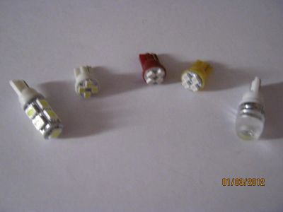 Лот: 6404746. Фото: 1. лампа диодная т10 4 smd. Оптика и освещение