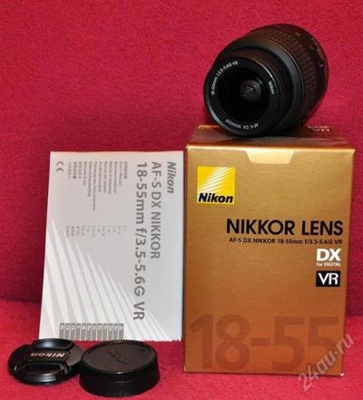 Лот: 1940565. Фото: 1. Никкор 18-55/3,5-5,6G VR AF-S... Объективы