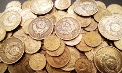 Лот: 10867911. Фото: 1. 40 монет СССР ( 1, 2, 3, 5 копеек... Наборы монет