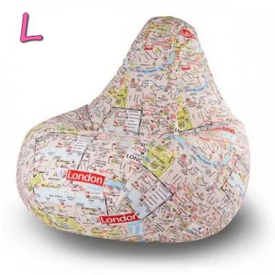 Лот: 6604868. Фото: 1. Кресло - мешок груша "London... Кресла-мешки