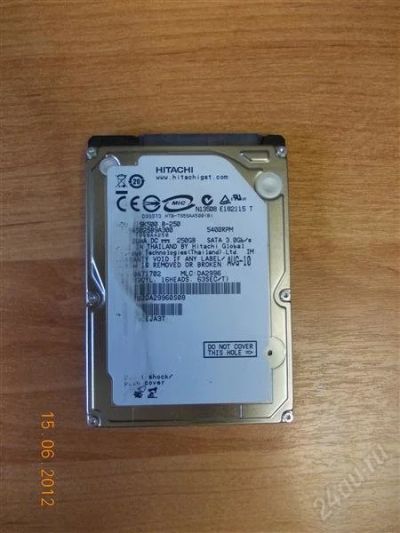 Лот: 1887068. Фото: 1. Жесткий диск Hitachi 250Gb (неисправен... Жёсткие диски (HDD)