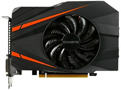 Лот: 9877680. Фото: 1. Gigabyte GeForce GTX 1060 mini... Видеокарты