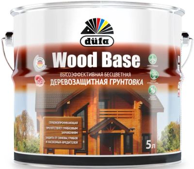 Лот: 16370417. Фото: 1. Грунт düfa Wood Base с биоцидом... Краски, лаки, растворитель