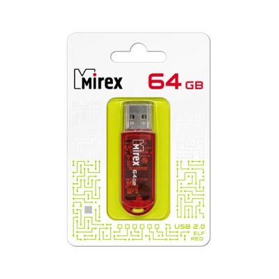 Лот: 22142587. Фото: 1. FLASH DRIVE MIREX 64GB USB 2.0... USB-флеш карты