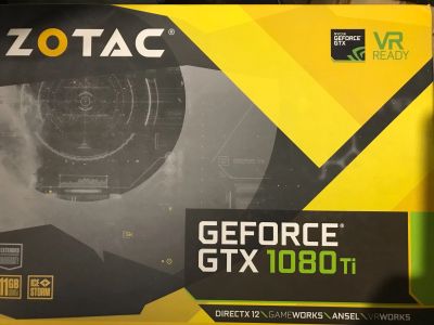 Лот: 17213820. Фото: 1. Видеокарта zotac GeForce gtx 1080ti... Видеокарты