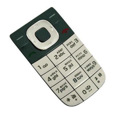 Лот: 25353109. Фото: 1. Клавиатура Nokia 2760 Серебро. Клавиатуры для ноутбуков