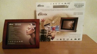 Лот: 6521912. Фото: 1. Цифровая фоторамка Ritmix rdf... Фоторамки, фотоальбомы