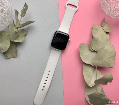 Лот: 17416066. Фото: 1. Apple Watch Series 6 44mm White... Смарт-часы, фитнес-браслеты, аксессуары