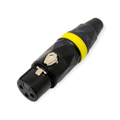 Лот: 21577178. Фото: 1. Разъем XLR гнездо, на кабель... Разъёмы