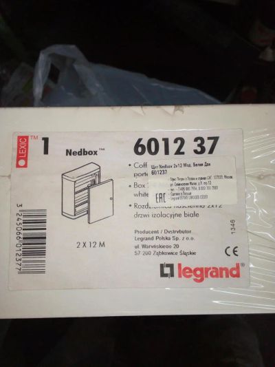 Лот: 9652193. Фото: 1. Продам Щит Legrand Nedbox 2x12. Электрические щиты, боксы, шкафы