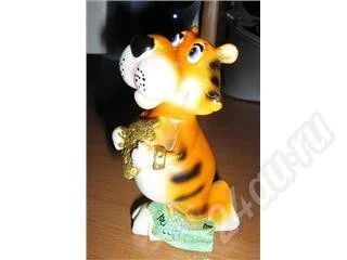 Лот: 227521. Фото: 1. статуэтка тигр с деньгами. Разное