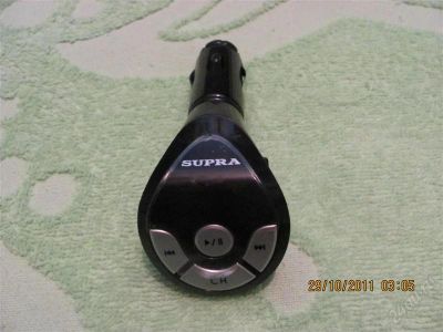 Лот: 1298497. Фото: 1. FM-модулятор (трансмиттер) Supra... Аксессуары для автозвука