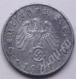 Лот: 216471. Фото: 1. Германия. 3-й Рейх. 5 рейх пфенниг... Германия и Австрия