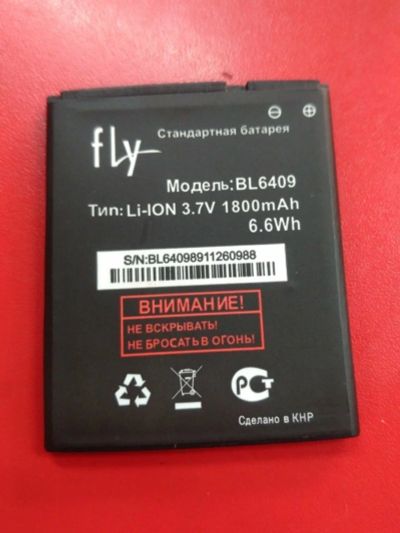 Лот: 12041688. Фото: 1. батарейка fly bl-6409. Аккумуляторы