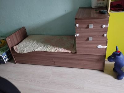 Лот: 20547372. Фото: 1. Детская кровать-трансформер. Детские кровати и кроватки