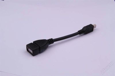 Лот: 1893269. Фото: 1. mini usb host otg кабель. Шлейфы, кабели, переходники