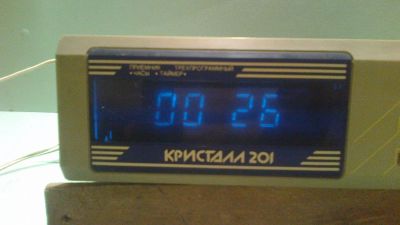 Лот: 15886566. Фото: 1. Часы кристалл 201 (СССР). Часы настенные, настольные