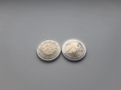 Лот: 16988707. Фото: 1. Греция 2 евро 2010 " 2500 лет... Европа